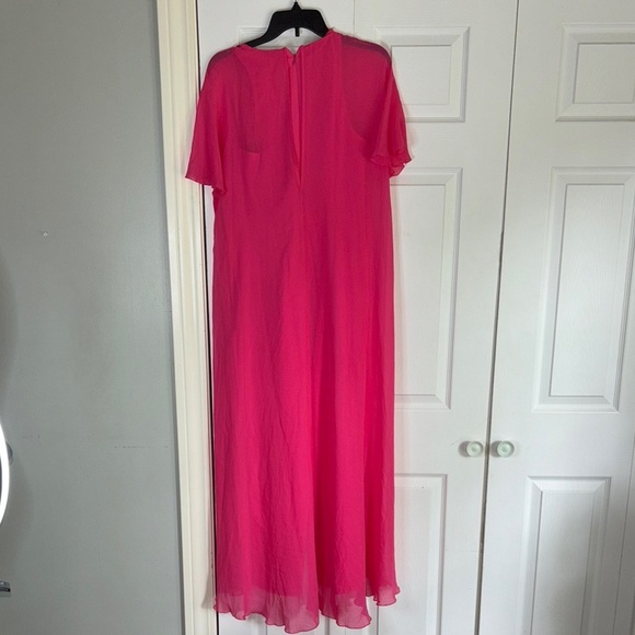 Trina Turk Vibrant Pink High Low Dress - Picture 3 of 11